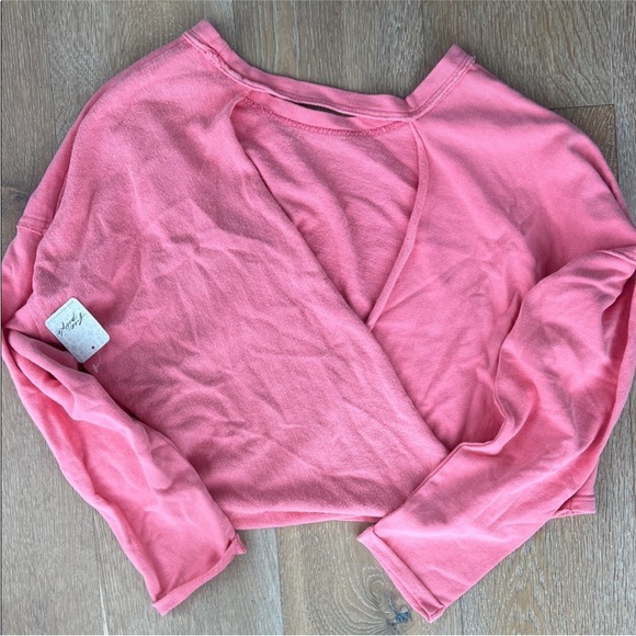 NWT Free People See You Tonight Pullover Camellia Pink Rose - Picture 6 of 6